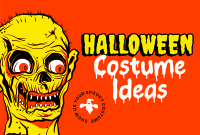 Zombie Head Pinterest Cover Design