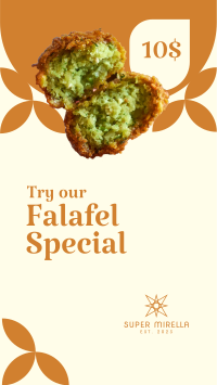 New Falafel Special Instagram story Image Preview