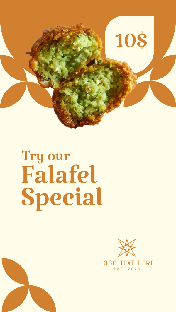 New Falafel Special Instagram Story Design Image Preview