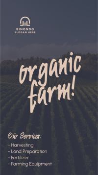 Organic Agriculture Facebook Story Design