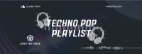 Techno Pop Music Facebook cover Image Preview