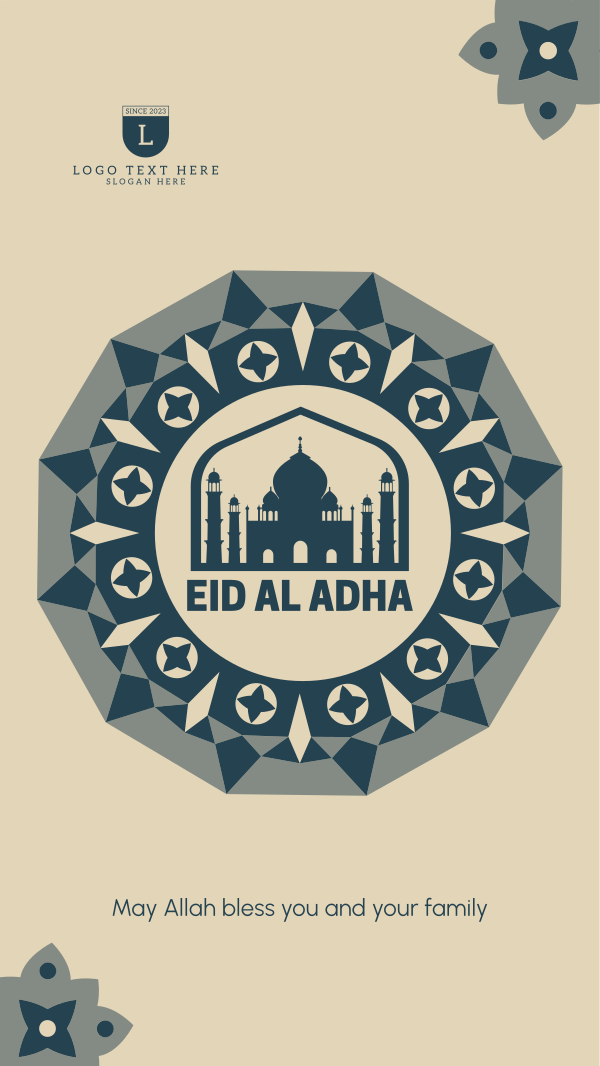 Eid Al Adha Frame Instagram Story Design Image Preview