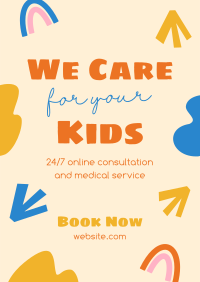 Children Medical Services Poster Design