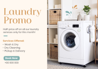 Affordable Laundry Postcard Image Preview