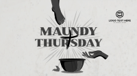 Maundy Thursday Cleansing Facebook Event Cover Design