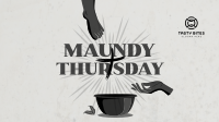 Maundy Thursday Cleansing Facebook Event Cover Image Preview