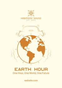 Alarm Clock Earth Poster Image Preview