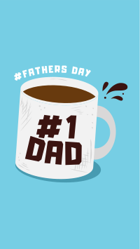 Father's Day Coffee TikTok Video Design