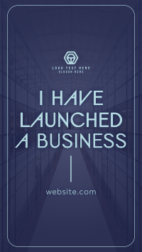Minimalist Business Launch YouTube short Image Preview
