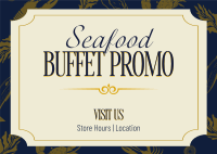 Luxury Seafood Postcard Preview