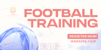 Textured Pro Football Training Twitter Post Image Preview