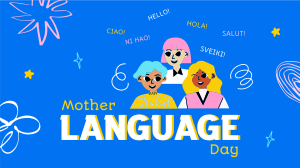 Mother Language Celebration Animation Image Preview