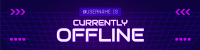 Futuristic Retro Gaming Twitch Banner Design