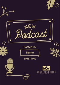 Generic Podcast Show Poster Image Preview