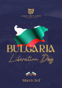 Bulgaria Liberation Day Poster Design