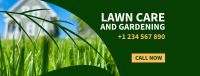 Lawn and Gardening Service Facebook Cover Image Preview