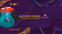 Guitar Covers YouTube Banner Design