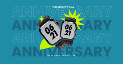 Anniversary Promo Facebook ad Image Preview