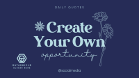 Create Your Own Opportunity Facebook Event Cover Design
