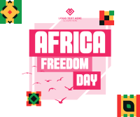 Tiled Freedom Africa Facebook Post Design