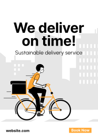 Bicycle Delivery Flyer Image Preview