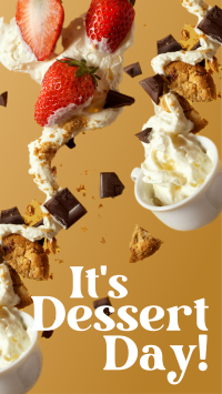 It's Dessert Day! Facebook Story Design