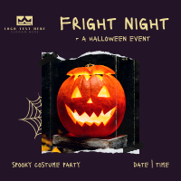 Fright Night Party Instagram post Image Preview