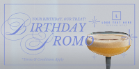 Rustic Birthday Promo Twitter post Image Preview