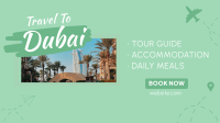 Travel Abroad Facebook Event Cover Design