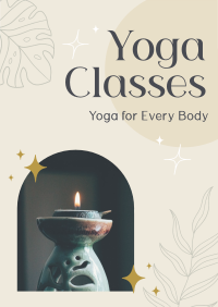 Modern Yoga Class For Every Body Flyer Image Preview