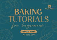 Baking Tutorials Postcard Image Preview