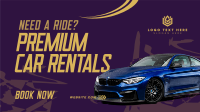Premium Car Rentals Facebook Event Cover Design
