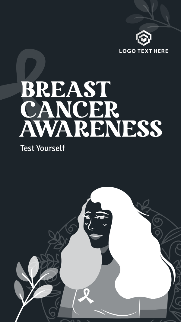Breast Cancer Campaign Instagram Story Design Image Preview