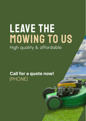Mowing Service Poster Image Preview