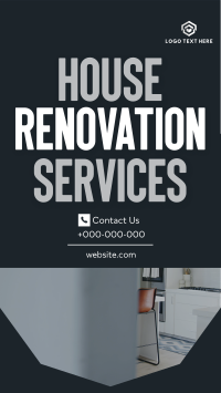 Renovation Services Facebook story Image Preview