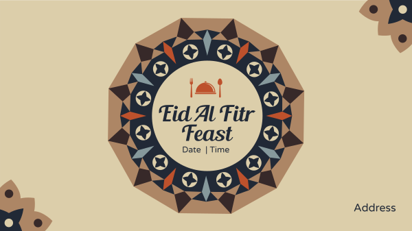 Eid Feast Celebration Facebook Event Cover Design Image Preview