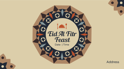 Eid Feast Celebration Facebook event cover Image Preview