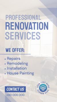 Pro Renovation Service YouTube short Image Preview