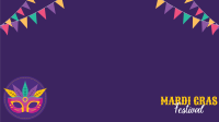 Mardi Gras Festival Zoom background Image Preview