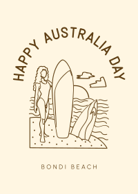 Bondi Beach Poster Image Preview