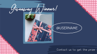 Giveaway Winner Gift Facebook event cover Image Preview