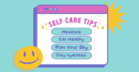 Self Care Tips Facebook Ad Design