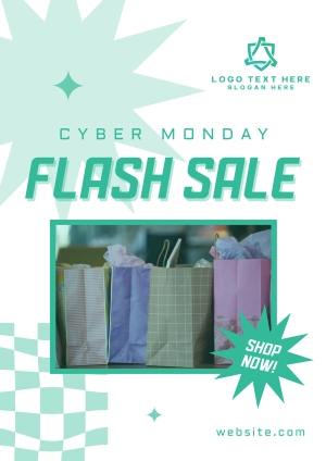 Cyber Flash Sale Flyer Image Preview