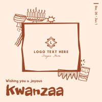 Kwanzaa Doodle Instagram post Image Preview