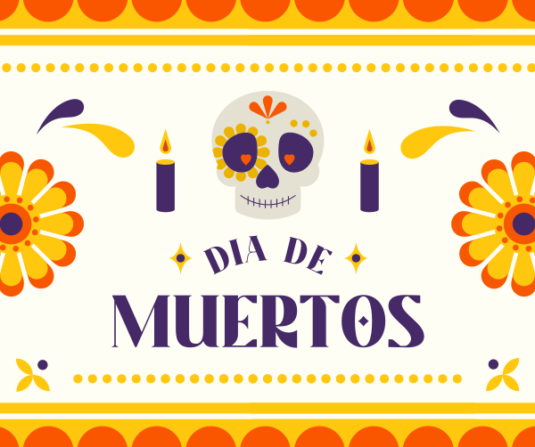 Day of the Dead Facebook Post Design Image Preview