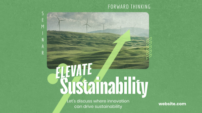 Elevating Sustainability Seminar Facebook event cover Image Preview