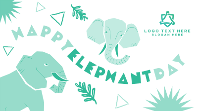 Abstract Elephant Facebook event cover Image Preview