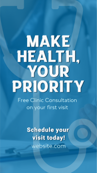 Clinic Medical Consultation Instagram story Image Preview