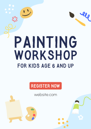 Art Class For Kids Flyer Image Preview