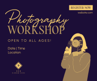 Photography Workshop for All Facebook Post Design